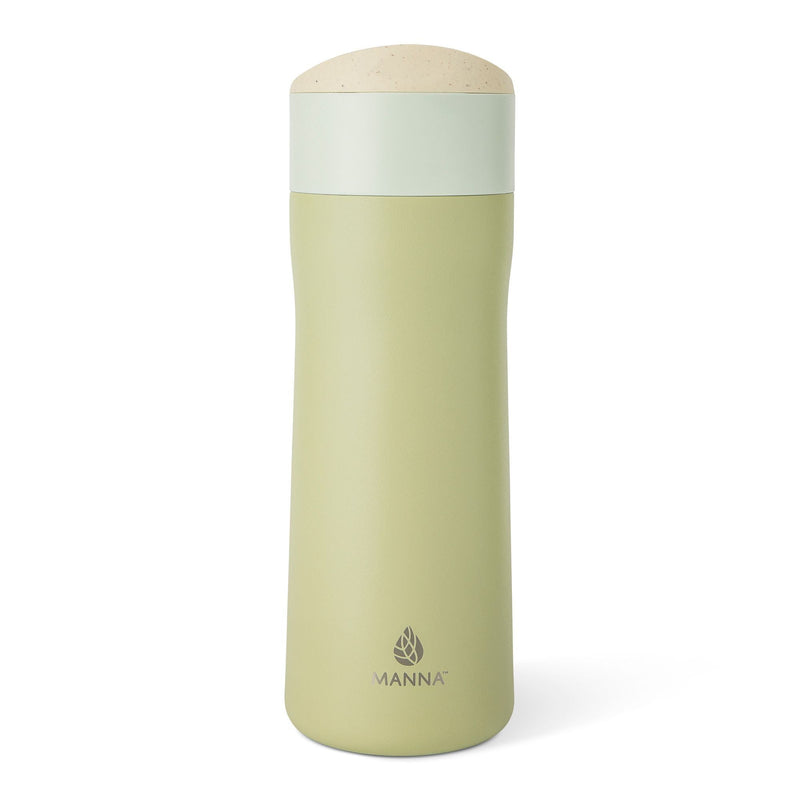 Brew Eco Stainless Steel Insulated Flow-Switch Brew Mug, 16-oz, Moss, with Sipping Spout T4898