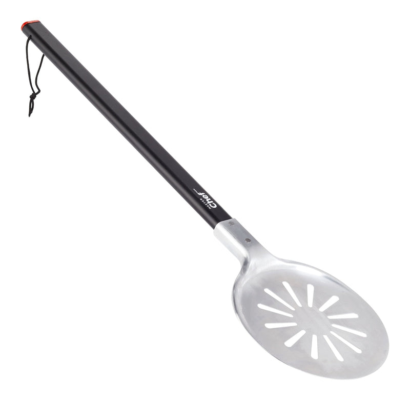 Aluminum Pizza Turning Peel with Ergonomic Grip, Black V4574
