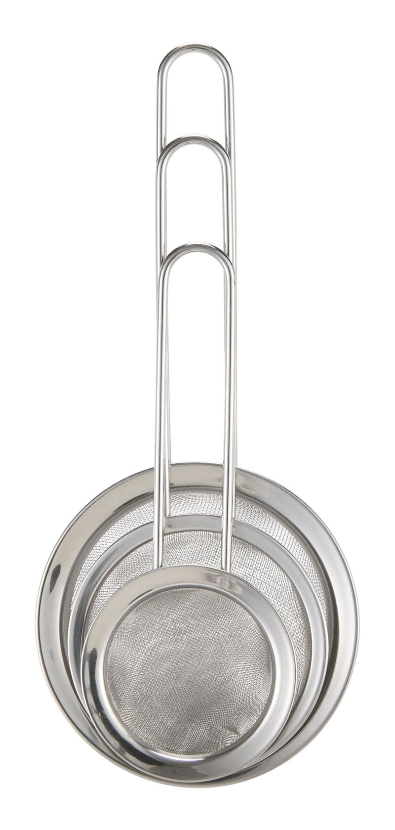 Miniature Stainless Steel Strainers, 3-pc H2992