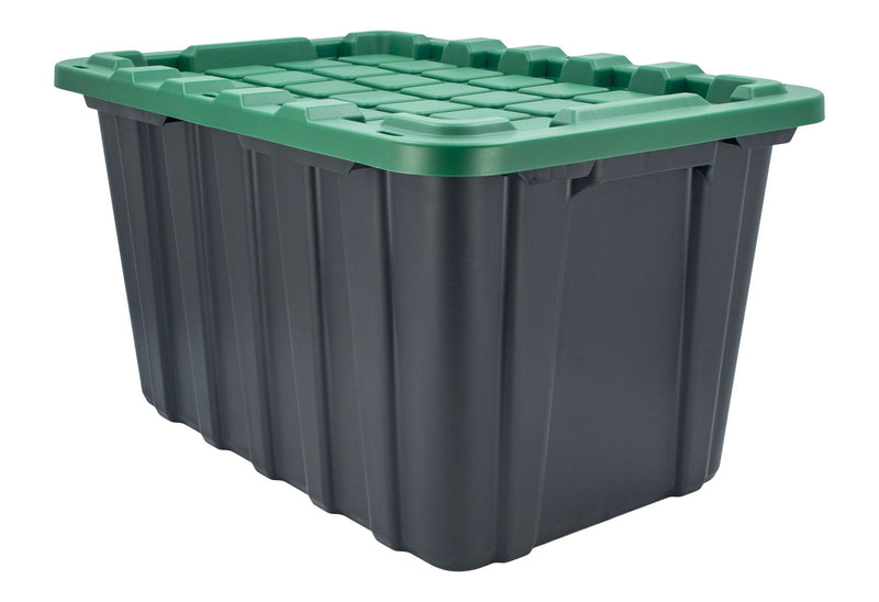 102-L Heavy-Duty Green/Black Tote I4177