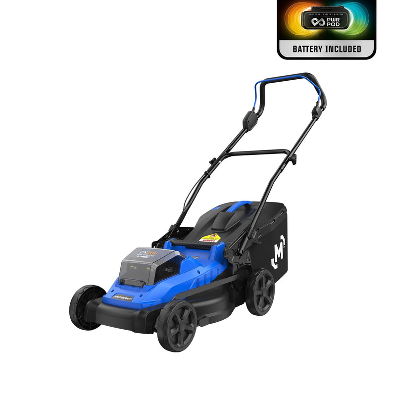 2 x 20V Cordless 18-in Brushless Push Lawn Mower Kit with 2 5 Ah Batteries and Charger G4471