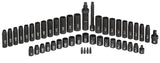 1/2-in Drive Professional Grade Impact Socket Set, 48-pc, CRMO
