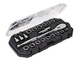 21 Piece 1/2" Drive Metric Socket Set