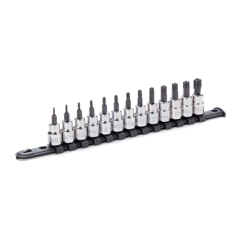 3/8-in Drive Tamper Proof Star-drive Bit Socket Set, Heat-Treated, 13-pc E9548