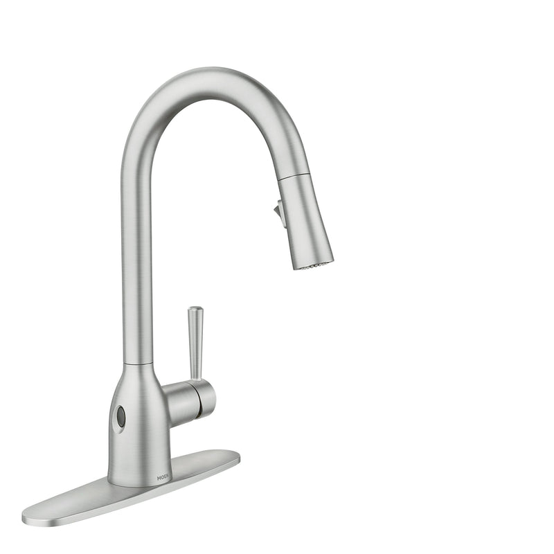 Adler Single Handle Kitchen Faucet with, Spot-resistant Stainless S0883
