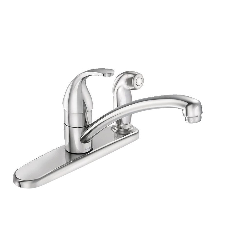 Adler Single Handle Kitchen Faucet with Spray, Chrome P1149