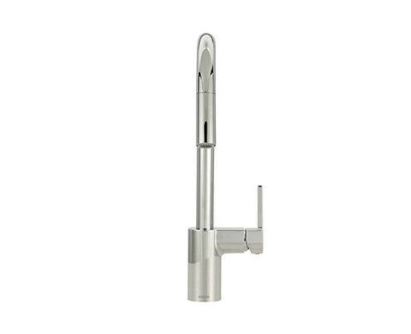 Align Single Handle Modern Pull Down Sprayer Kitchen Faucet with Reflex & Power Clean, Chrome V2925