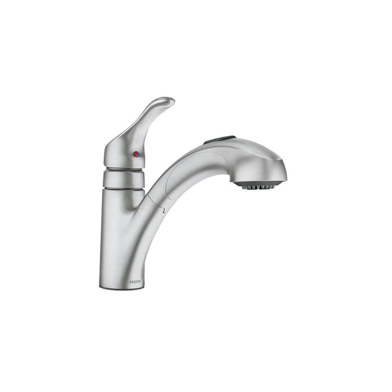 Renzo Single-Handle Pull-Out Kitchen Faucet, Spot-resistant Stainless S5278