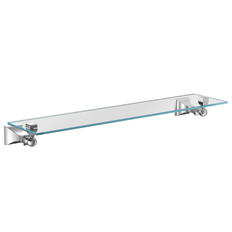 Retreat Glass Vanity Shelf, Chrome Q5428