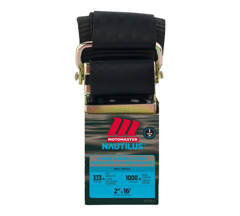 1,000-lb Marine Gunwale Strap, Fully Adjustable, 2-in x 16-ft C8861