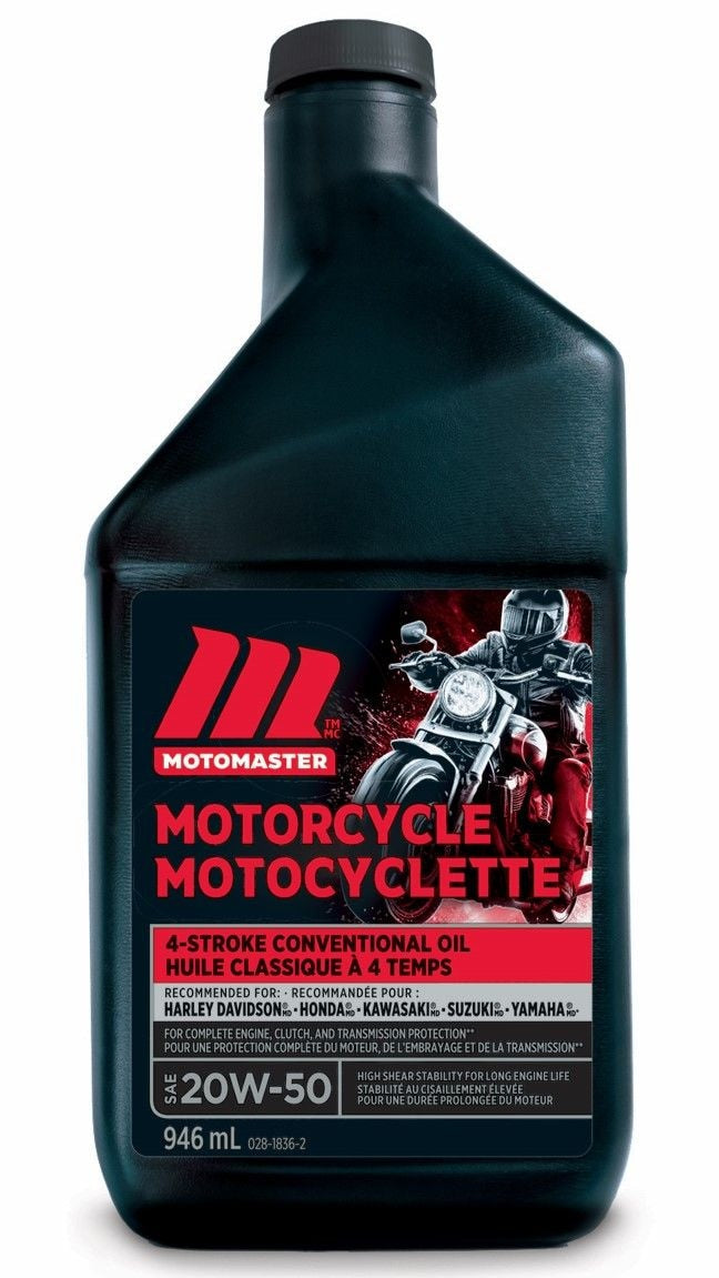 4-Stroke Motorcycle Oil SAE, 946-mL K9599