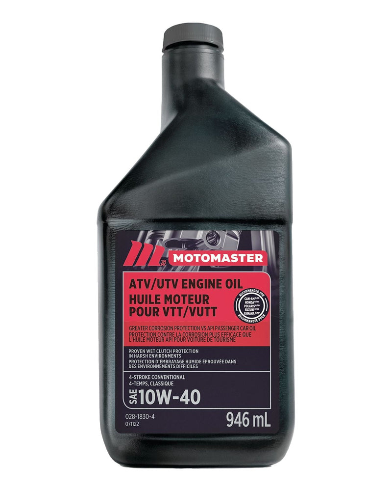 4-Stroke Premium ATV/UTV Engine Oil 10W40, 946-mL P1170