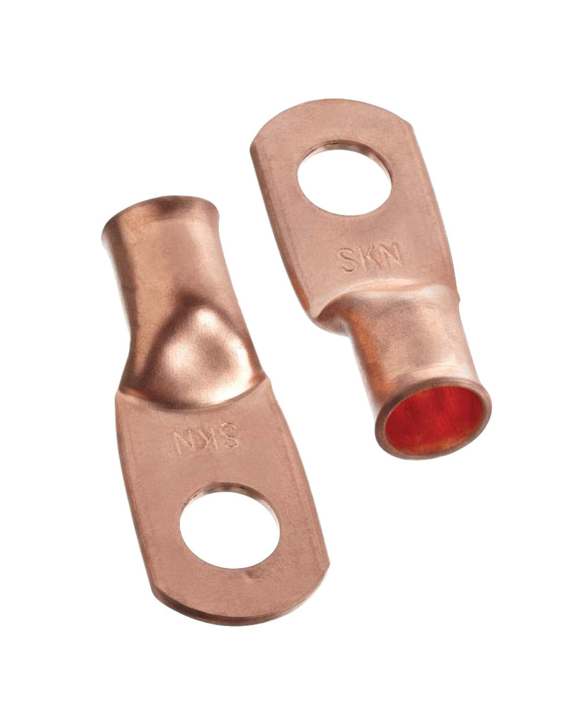 Copper Battery Cable Ends/Terminal Lugs/Ring Terminals, 1-Gauge, 3/8-in Stud E0972