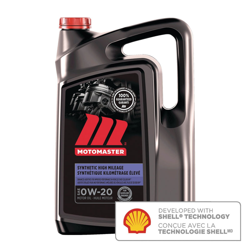 High Mileage 0W20 Synthetic Engine/Motor Oil, 5-L R0932
