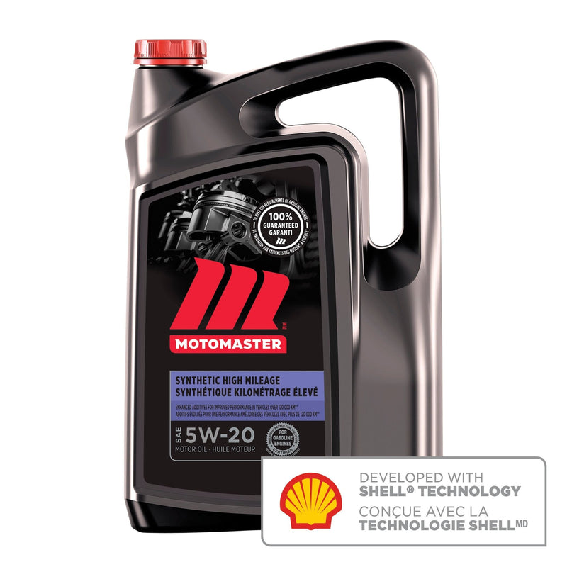 High Mileage 5W20 Synthetic Engine/Motor Oil, 5-L Y4282