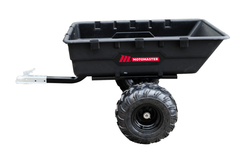 Poly Bed Utility Trailer Cart with Steel Frame, Black, 1100-lb R5797