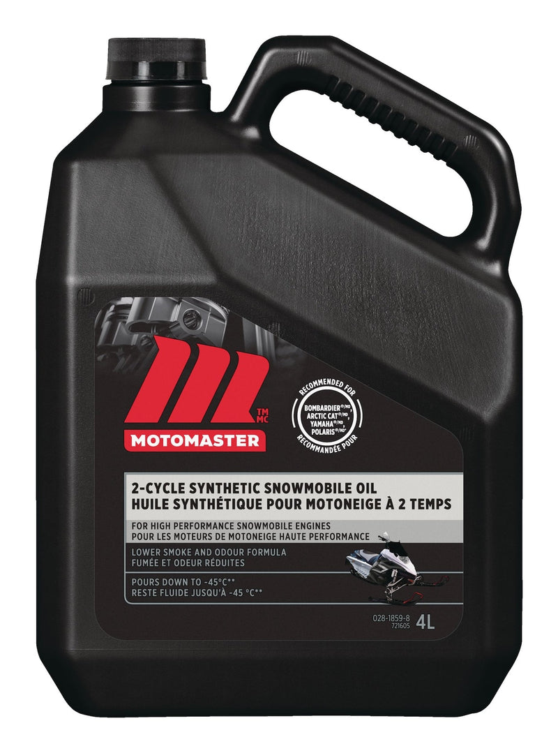 Synthetic 2-Stroke Snowmobile Oil, 4-L O9860