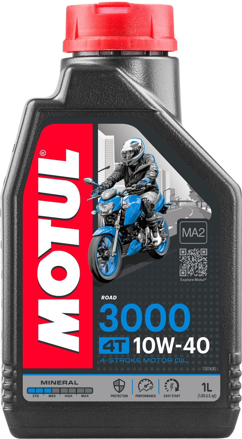 3000 4-Stroke 10W40 Mineral Motor Oil, 1-L Q8000