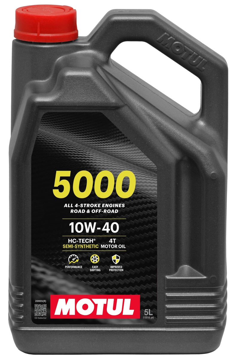 5000 4-Stroke Semi-Synthetic 10W40 Motor Oil, 5-L Z2842