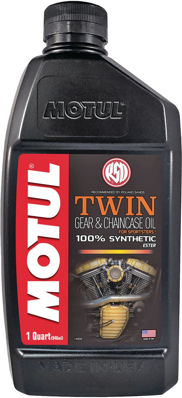Twin Synthetic Gear & Chaincase Motorcycle Oil, 946-mL Q4686