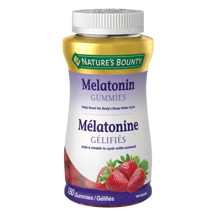 Nature's Bounty Melatonin Gummies, 180 Gummies P1454