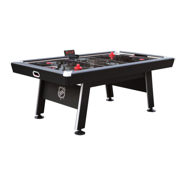 Attacker Hover Air Hockey Game Table with Electronic Scoreboard, Pucks & Pushers, 84-in J3322
