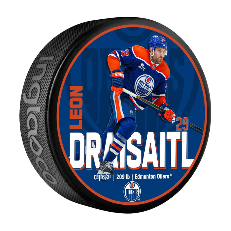 Leon Draisaitl Hockey Puck, 6-oz S3301