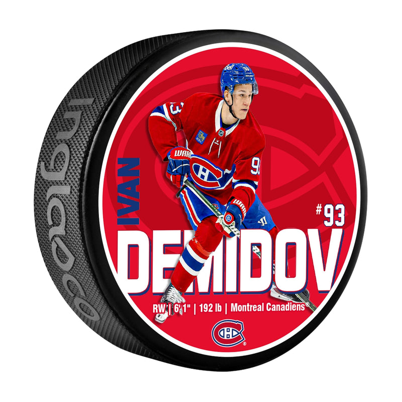 Ivan Demidov Hockey Puck, 6-oz W6196