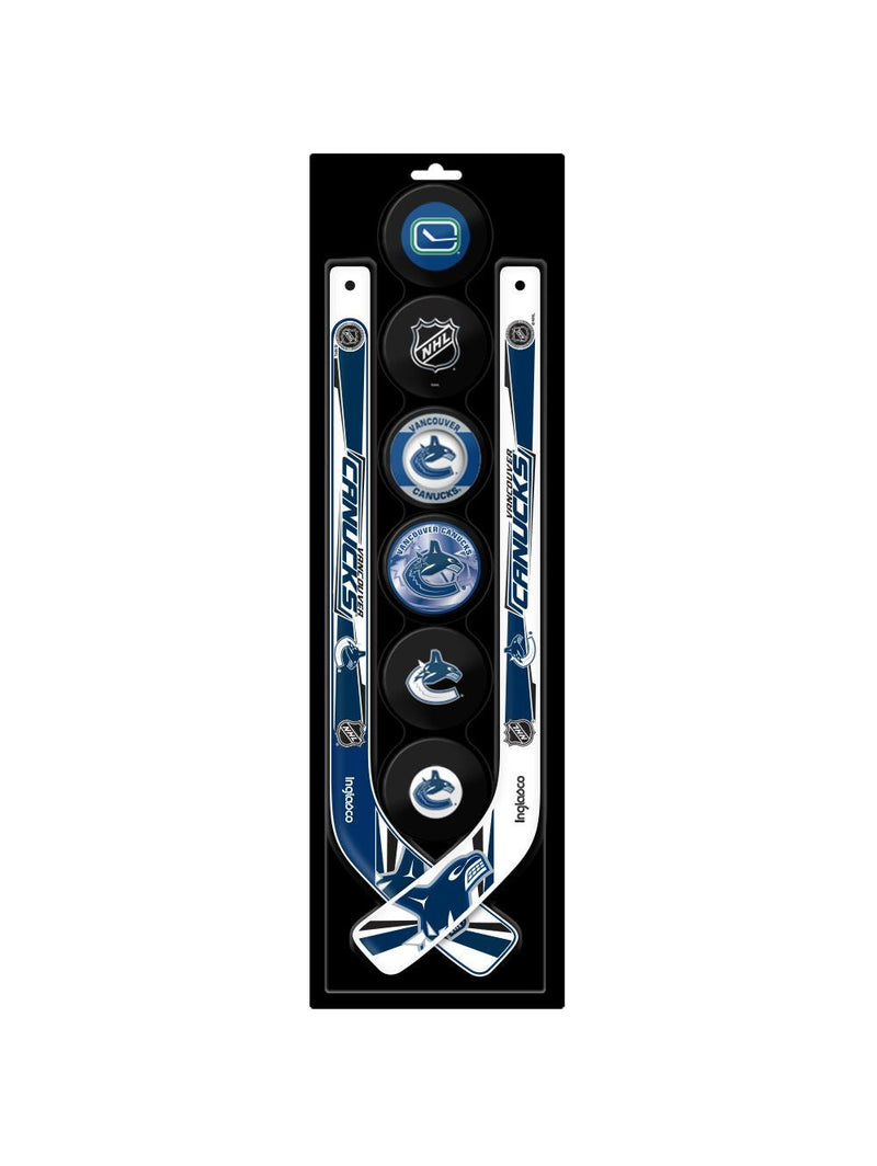 Mini Hockey Pucks & Sticks Set, 8-pc O5856