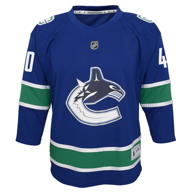 Replica Player Jersey, Elias Pettersson, Youth, Assorted Sizes N2330