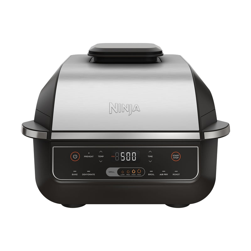6-in-1 indoor Grill and Cyclonic Air Fryer, 4-qt O6694