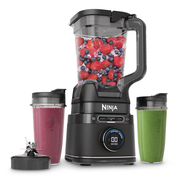 Duo Blender with 72-oz Full-Size Pitcher & Pre-Set Programs, Includes Two 24-oz Single-Serve Cups, 1800W V6887