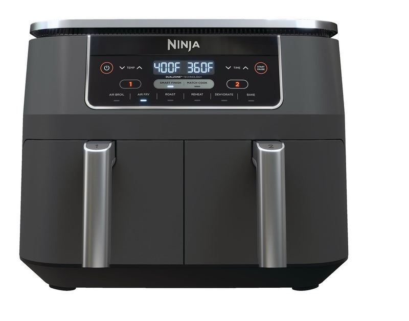 2-Basket Air Fryer with 6 Cooking Functions, 8 Qt S7186