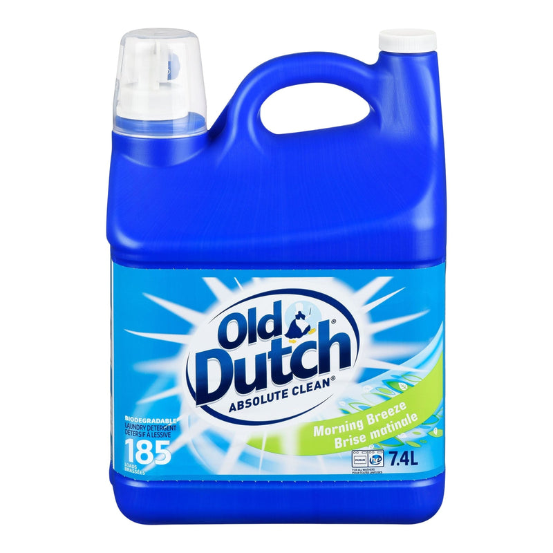 Absolute Clean Liquid Laundry Detergent, Morning Breeze Scent, 185-Load, 7.4-L B7643