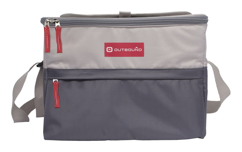 12-Can Soft Cooler With Hard Liner, Grey F5874