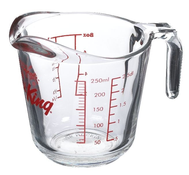 Glass Measuring Cup, 250-ml K8484