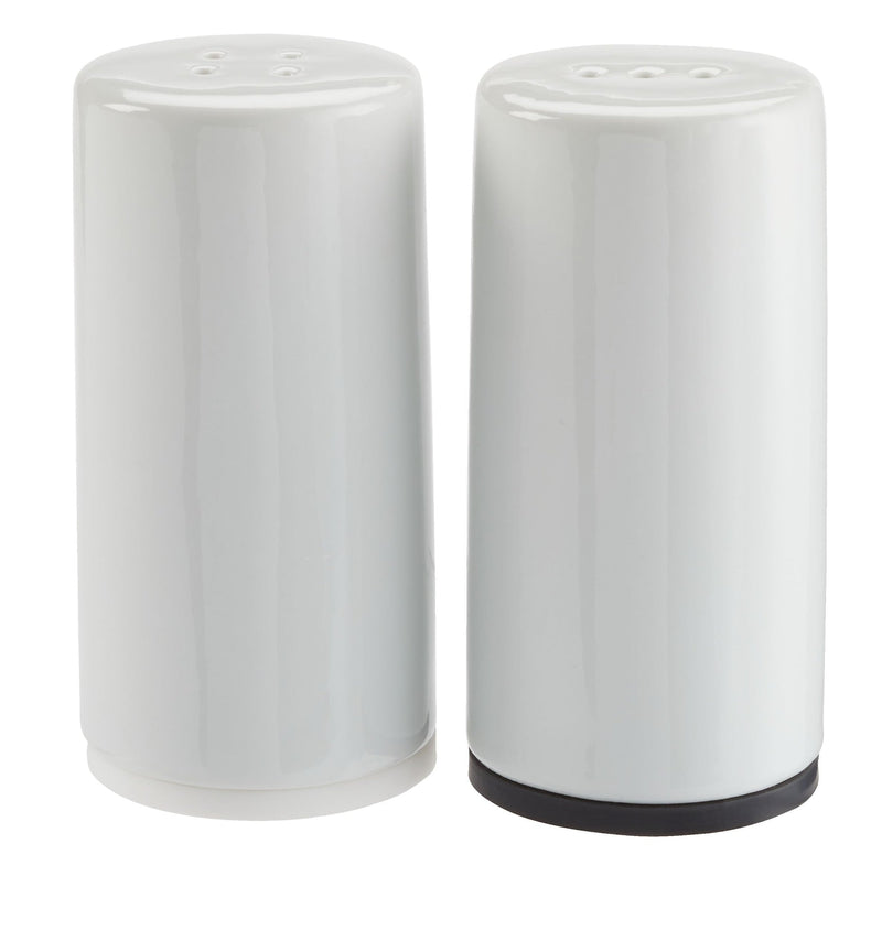 Professional Salt & Pepper Shakers, Dishwasher-Safe, White F329