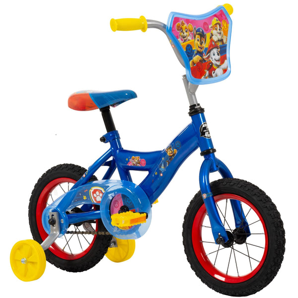 Kids' Bike with Removable Training Wheels, Ages 1-13, 12-in H5669