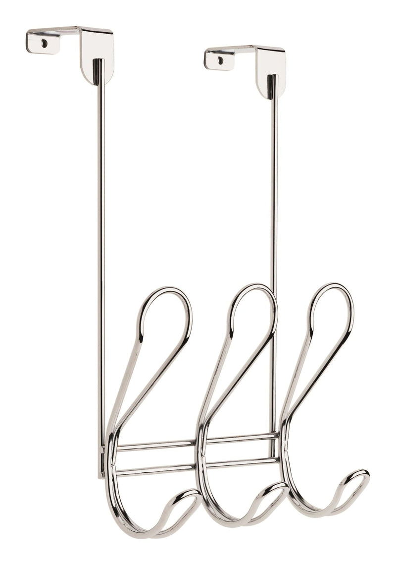 Dolen Steel 3-Hook Over the Door Rail, Assorted Colours N1653