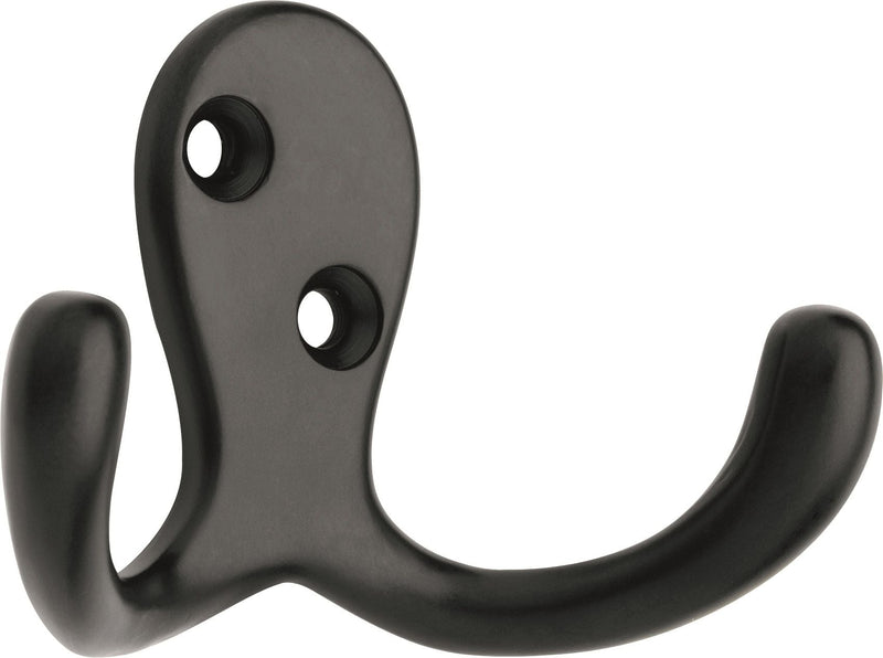 Stainless Steel Single Double Prong Robe Hooks, Assorted Colours, 4-pk T5143