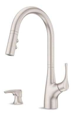 Arvada Pull-Down Kitchen Faucet, Stainless Steel J6737