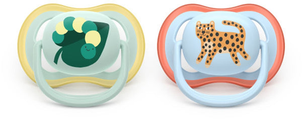 Ultra Aair Caterpillar Pacifier for 0-6M, 2-pk D6695