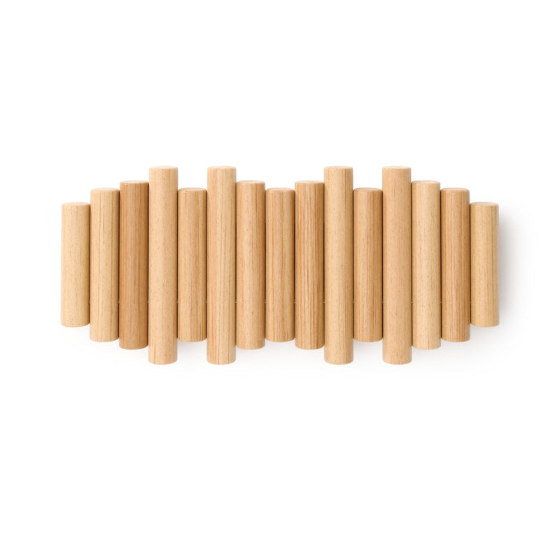 Picket Rail 5 Hook, Natural A4496