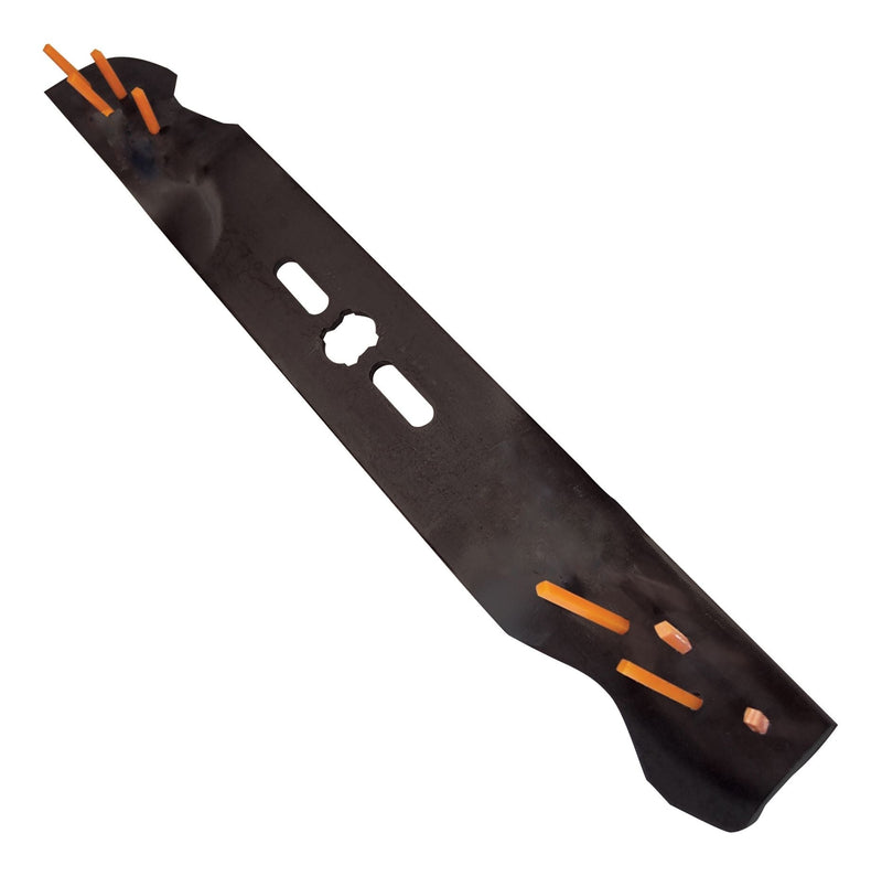 Power Rake Universal 6-in-1 Replacement Lawn Mower Blade, 19-in/20-in, Removable Tines R5881