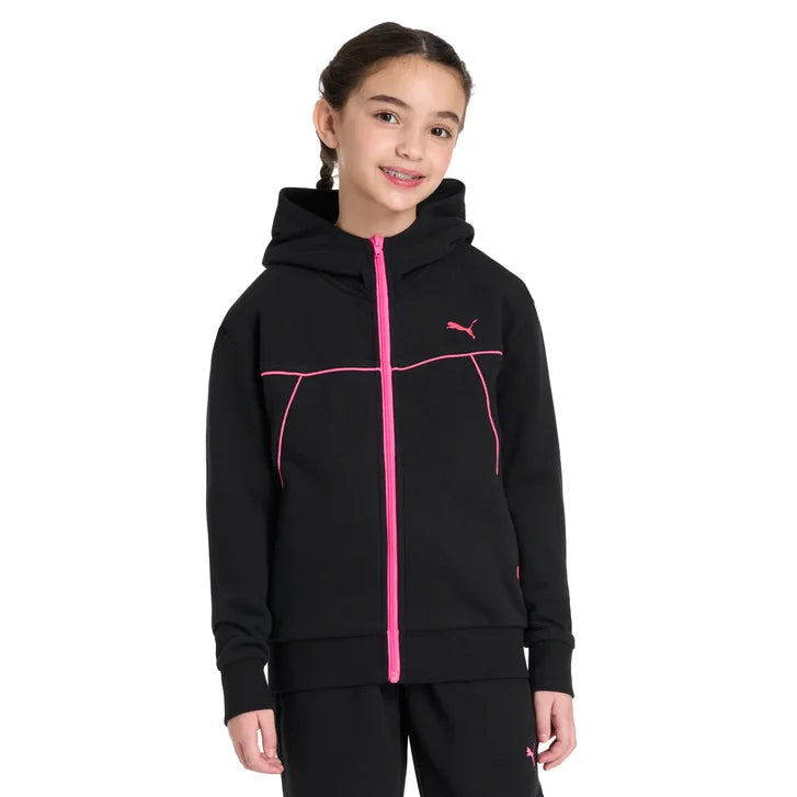 Puma Girls and Boys Fleece Full Zip Hoodie C4864