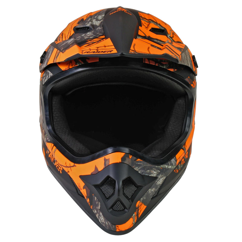Ambush V2 Off-Road Helmet, Adult, Oak Orange, Assorted Sizes S0058