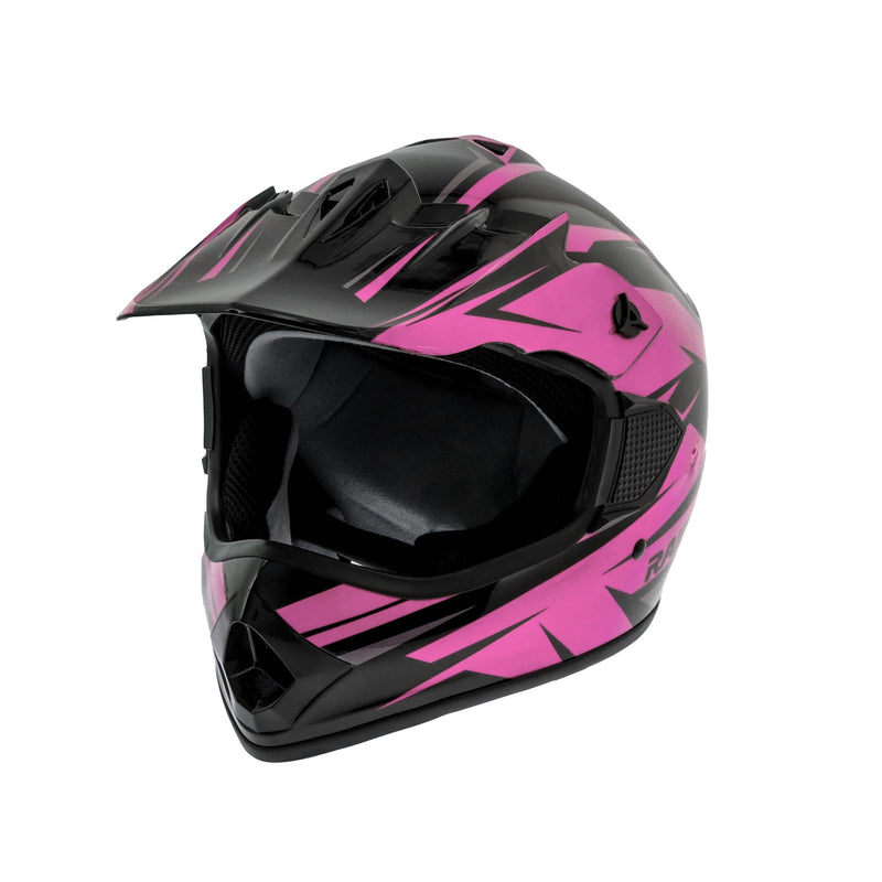 GX4 Youth Dirt Bike/ATV Helmet, Pink/Black, Assorted Sizes V5867