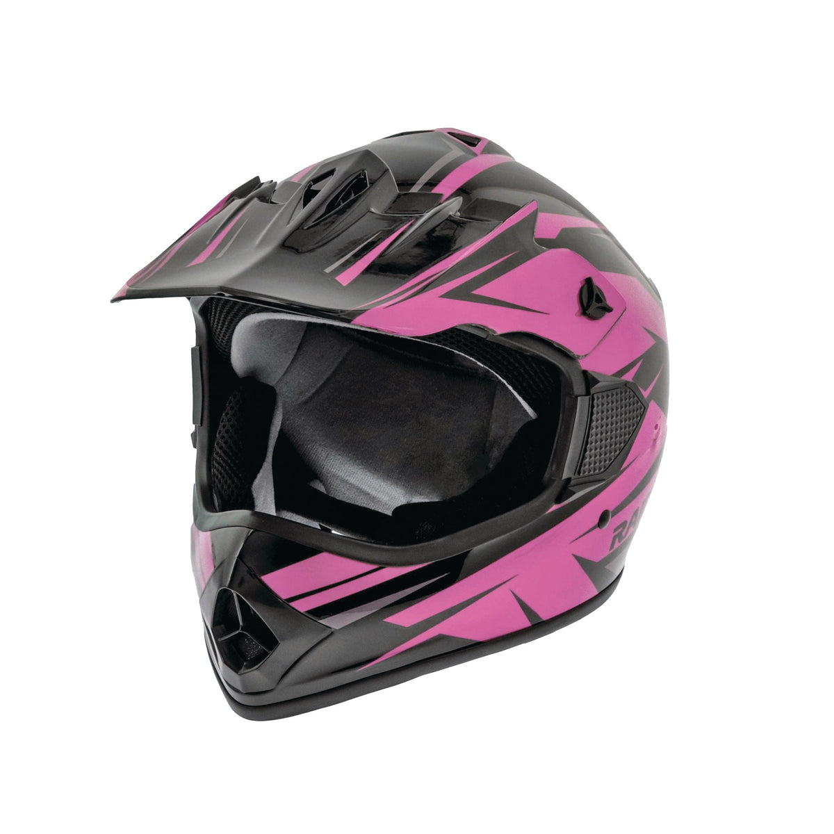 RX2 ATV Helmet, Adult, Pink/Black, Assorted Sizes