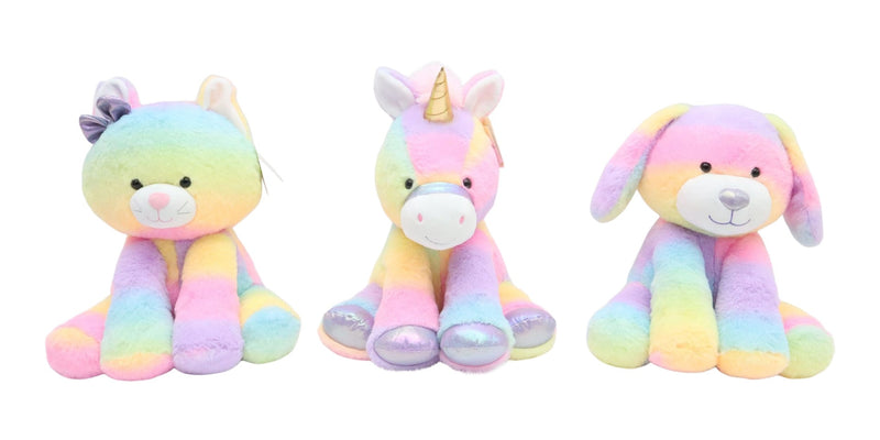 Rainbow Buddies 10-in Plush Toy, Assorted, Collectibles C3054