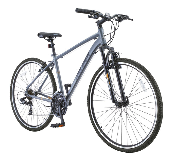 Route Hybrid Bike with Alloy V-brakes, 700C, 21-Speed, Grey Z1962